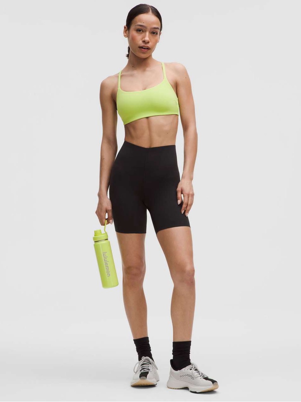 239. Lululemon Glow Up Super-High-Rise Short 6" Black size 8 NWT training